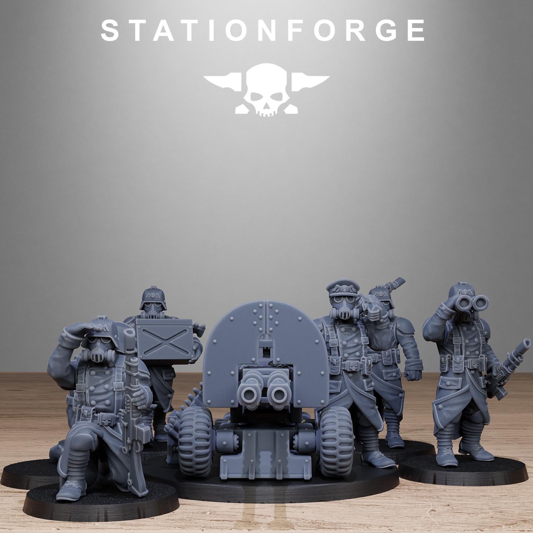 GrimGuard Battle Weapons 2.0 3 Models - in 12k - by Station Forge