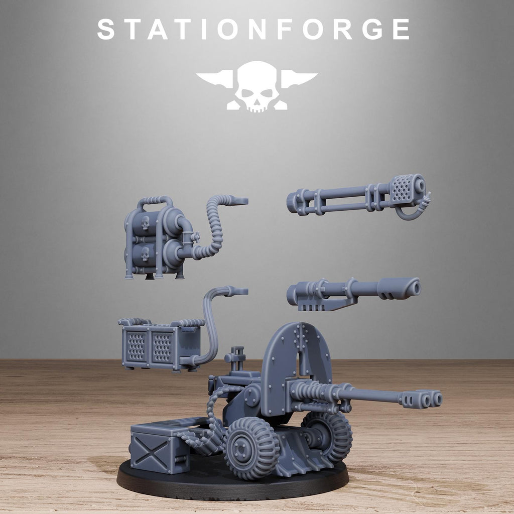 GrimGuard Battle Weapons 2.0 3 Models - in 12k - by Station Forge