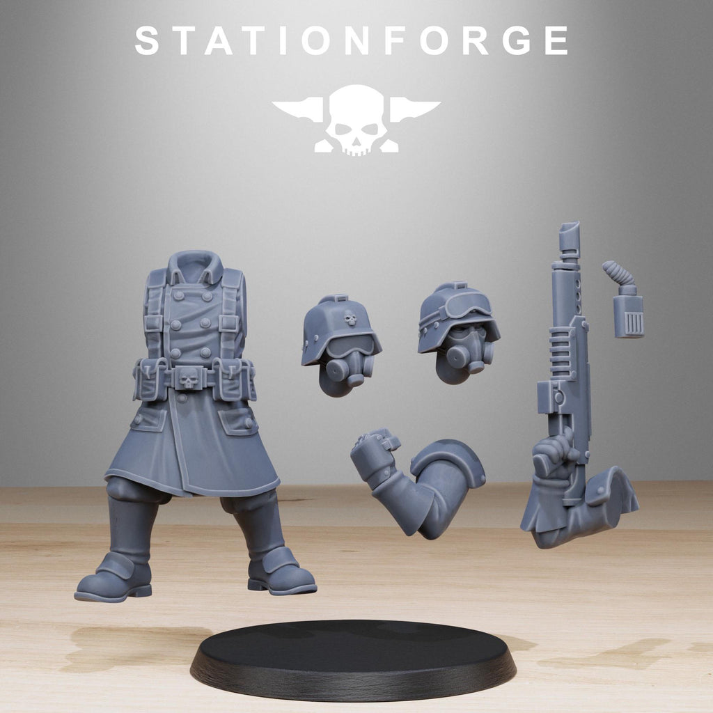 Grimguard Militants 10 Models  - in 12k - by Station Forge
