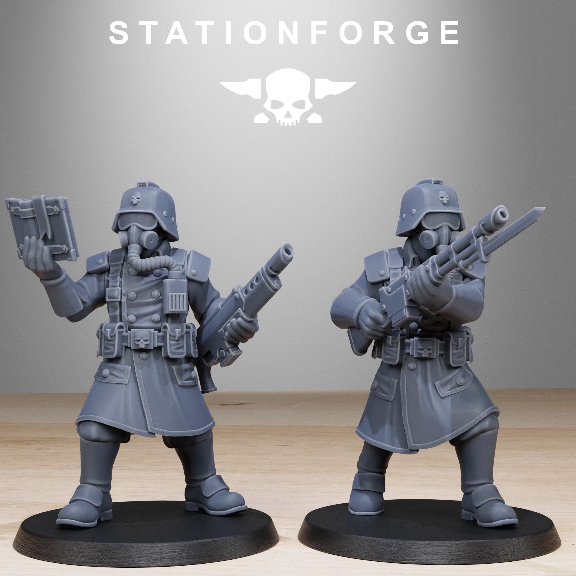 Grimguard Militants 10 Models  - in 12k - by Station Forge