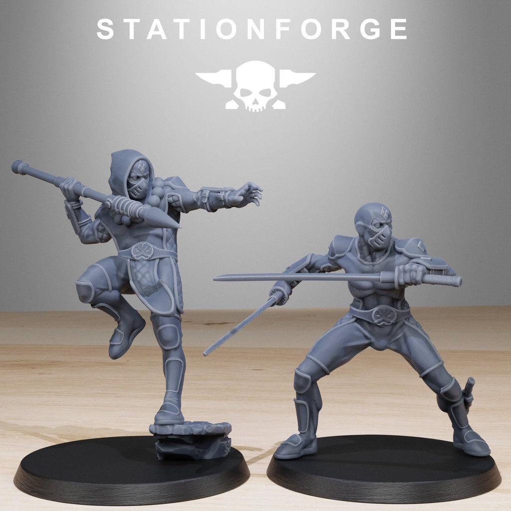 GrimCorp Jesters 11 models  - in 12k - by Station Forge