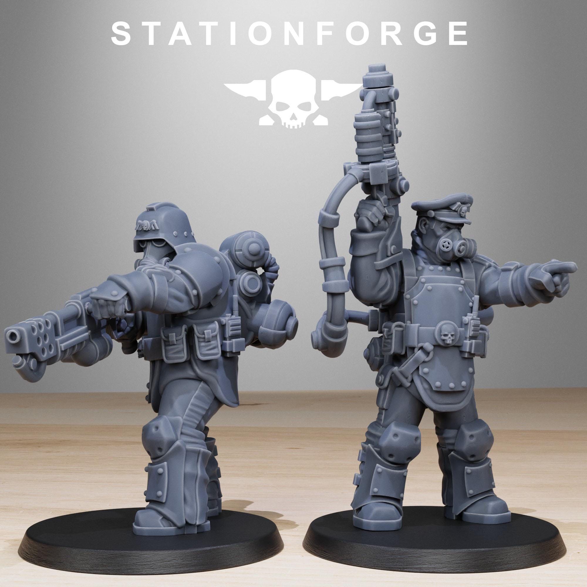 GrimGuard Armored Squad - in 12k - by Station Forge
