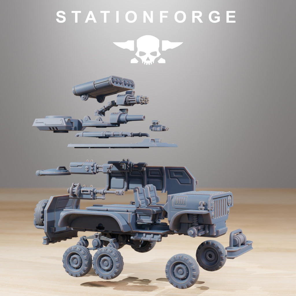 GrimGuard Armored Vehicle - in 12k -  by Station Forge