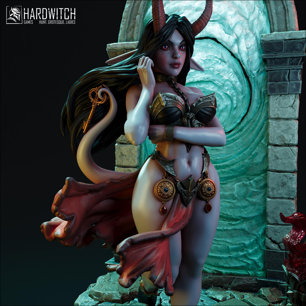 Anara Keybearer of the Inferno - in 12k - By HardWitch Games miniature