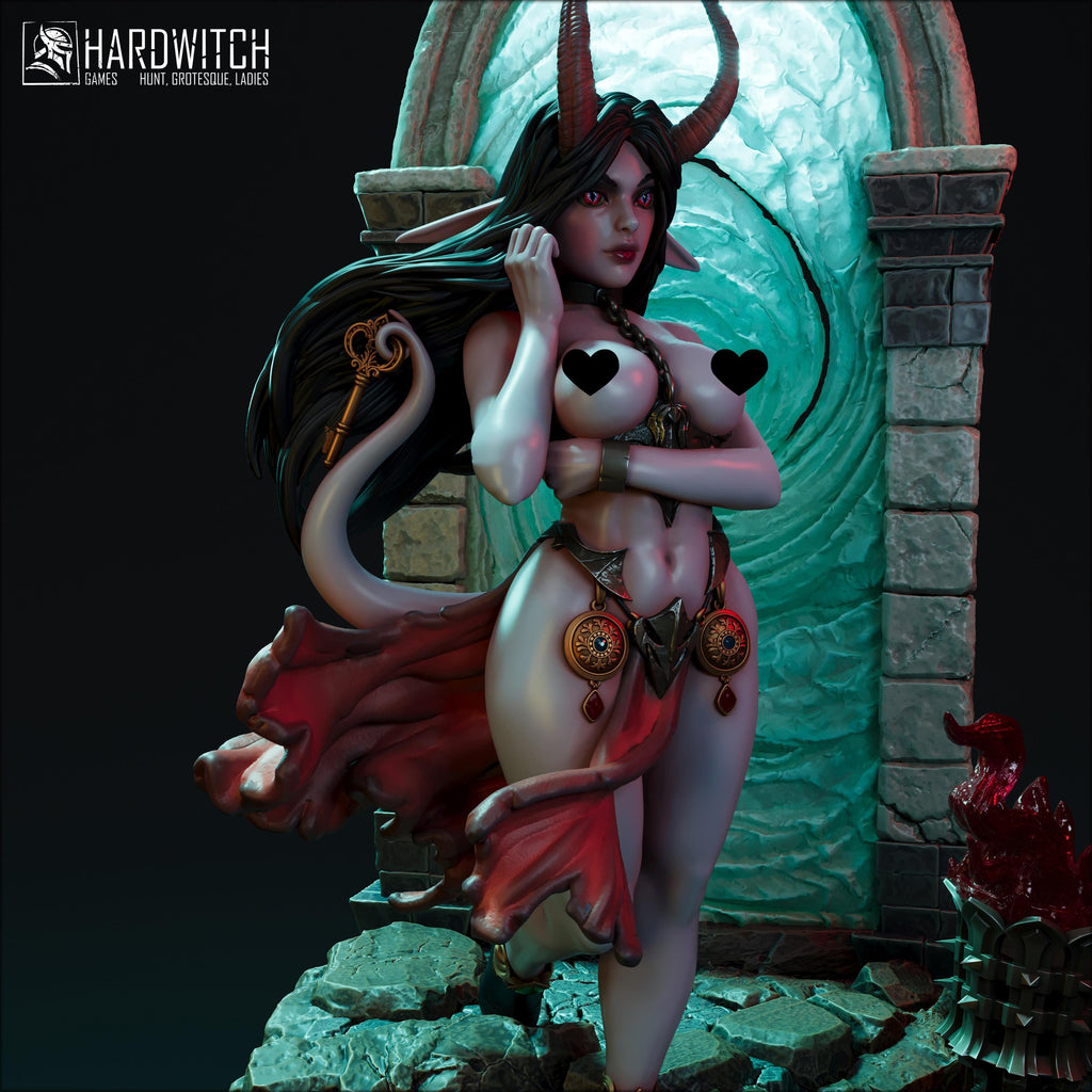 Anara Keybearer of the Inferno - in 12k - By HardWitch Games miniature