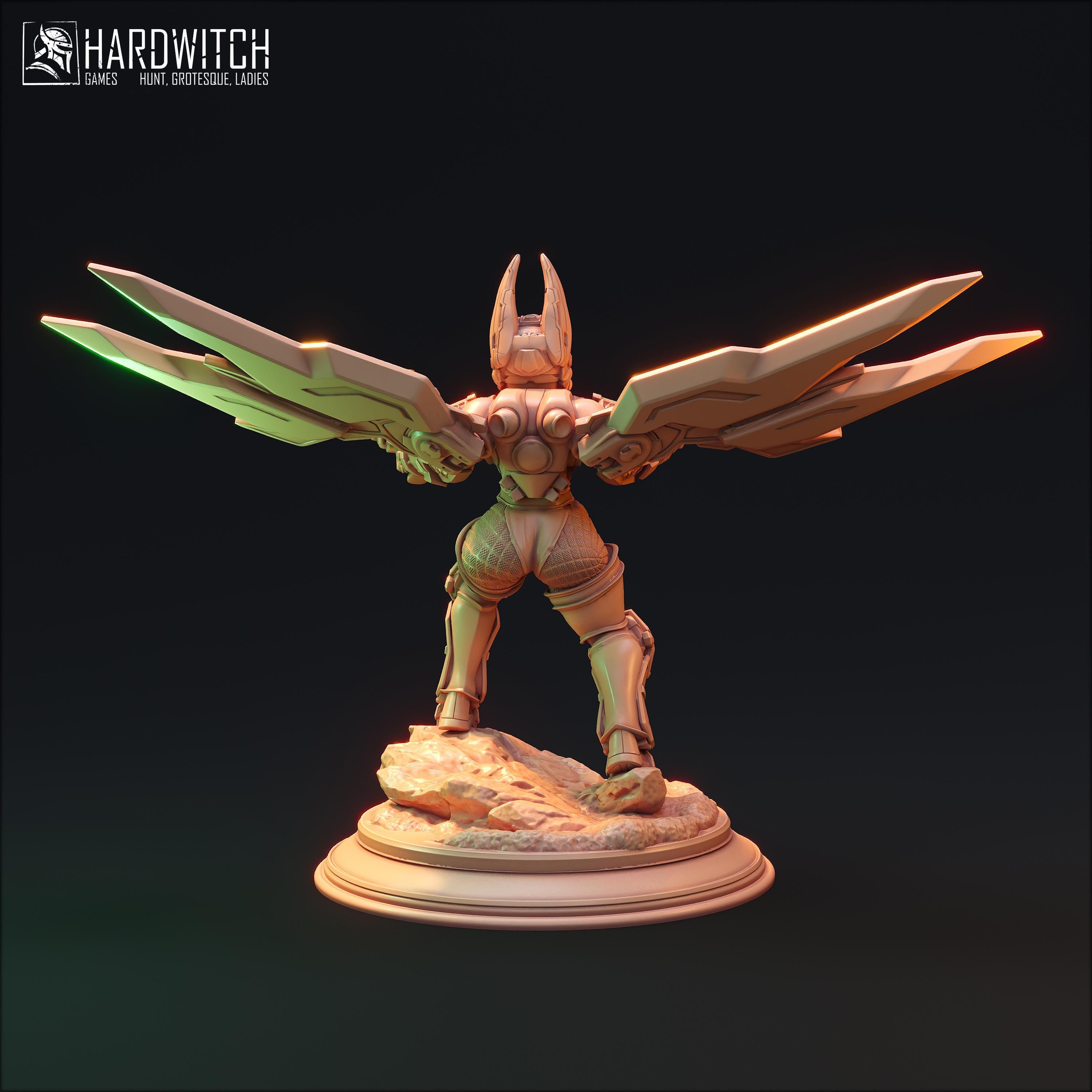 Cybernetic set - in 12k - By HardWitch Games miniature