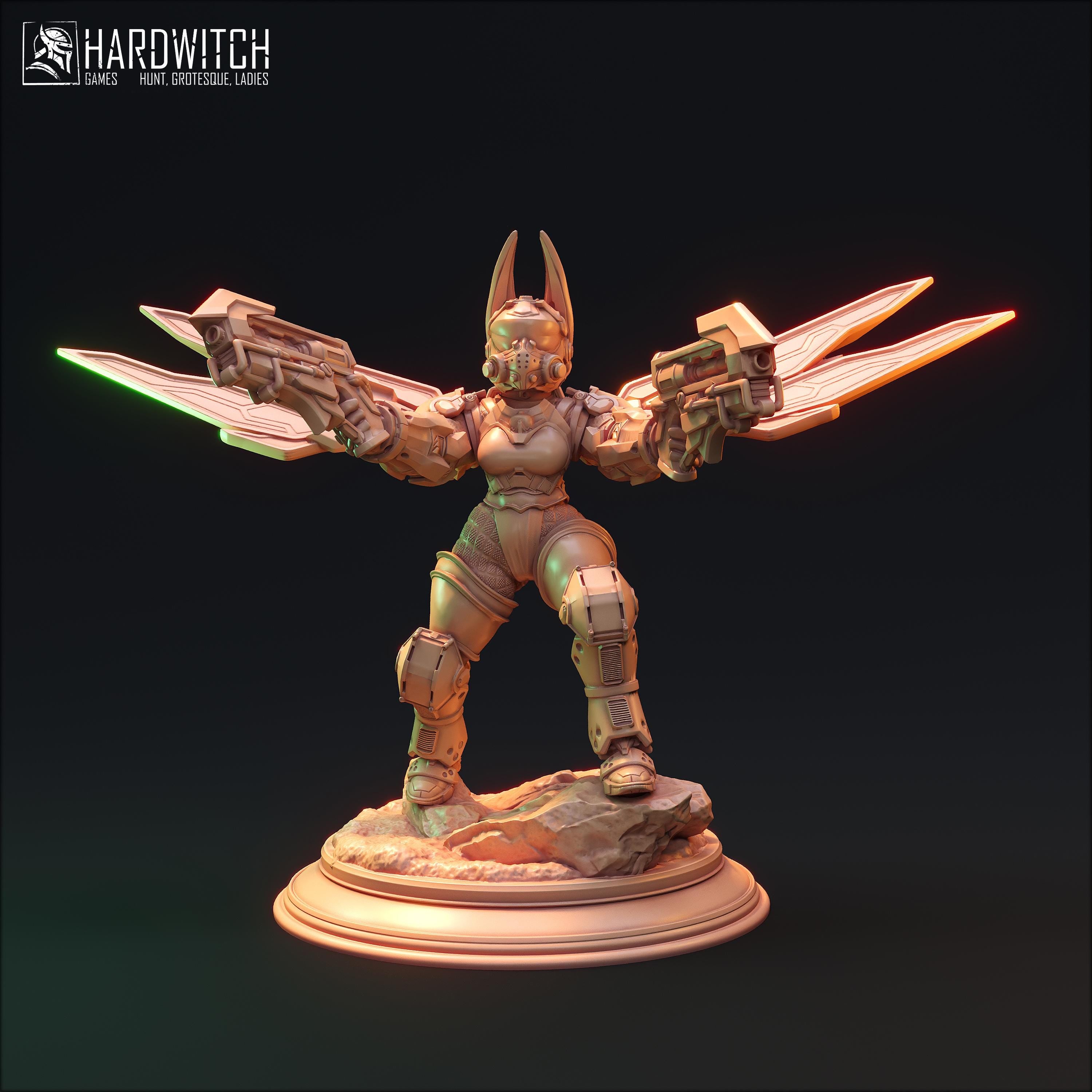 Cybernetic set - in 12k - By HardWitch Games miniature