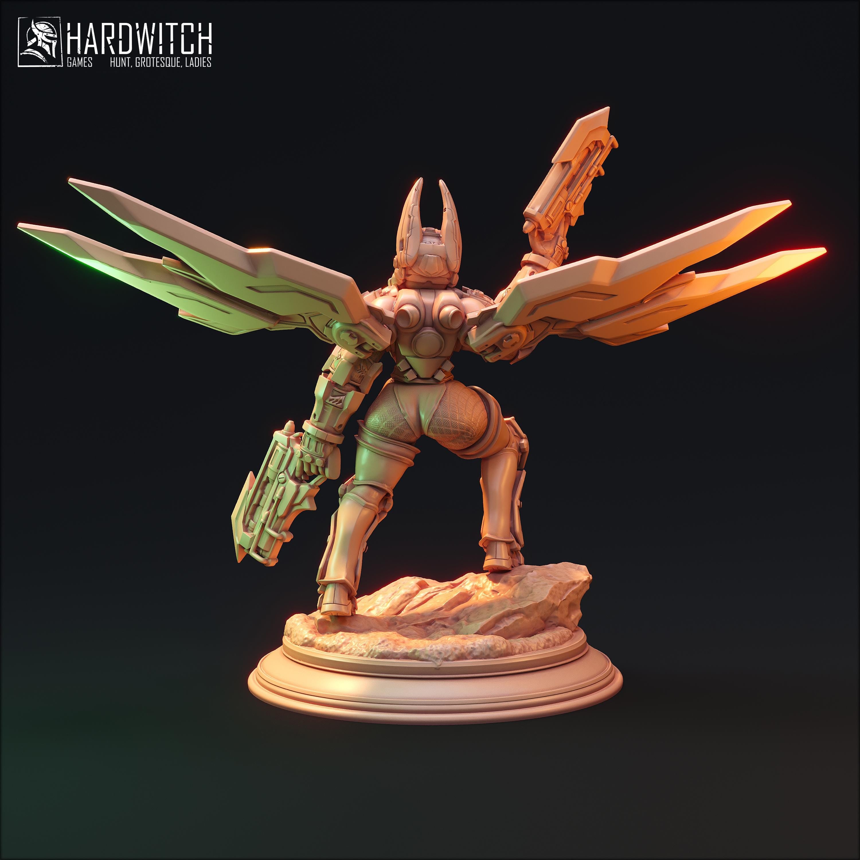 Cybernetic set - in 12k - By HardWitch Games miniature