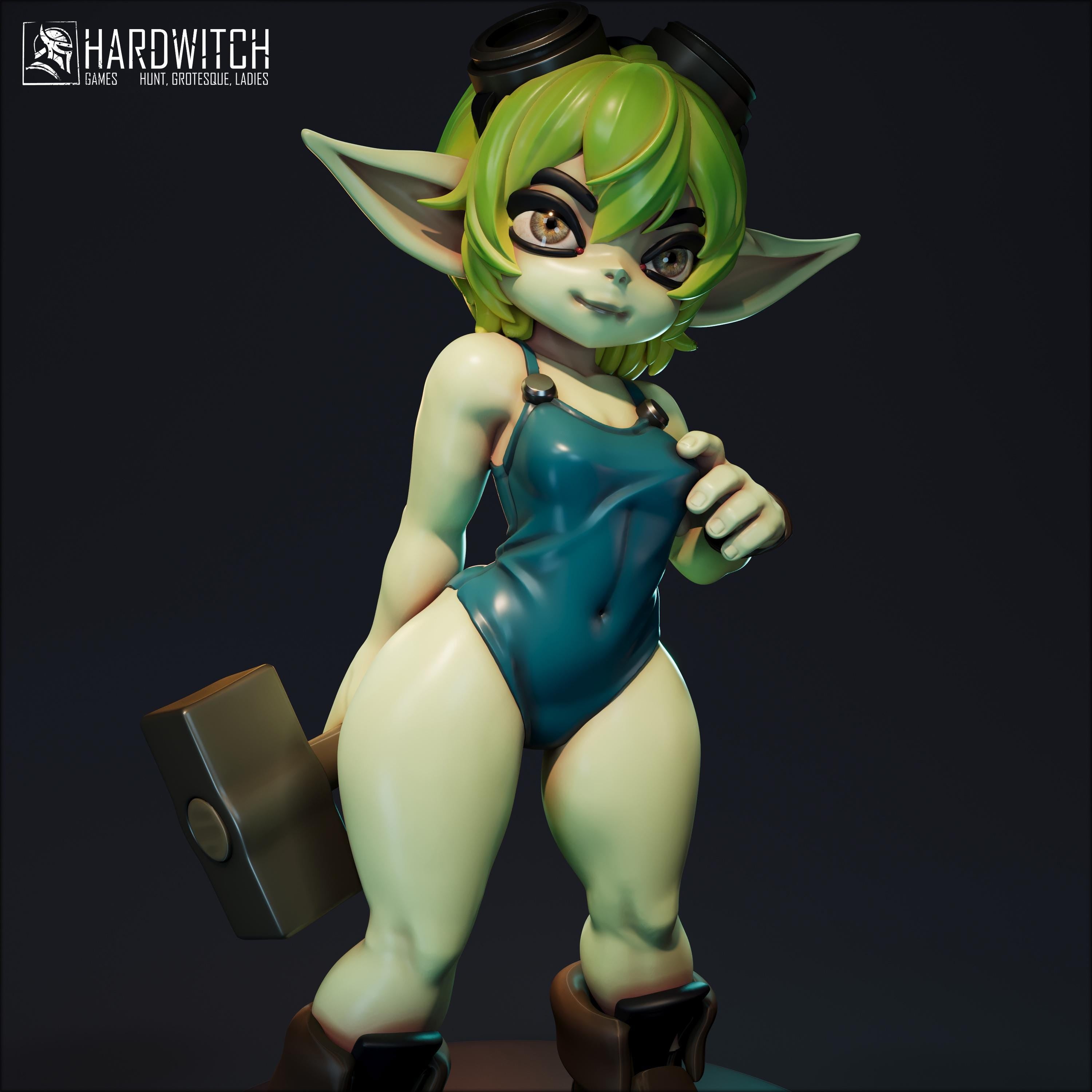 Ruddah Tarna - in 12k - By HardWitch Games miniature