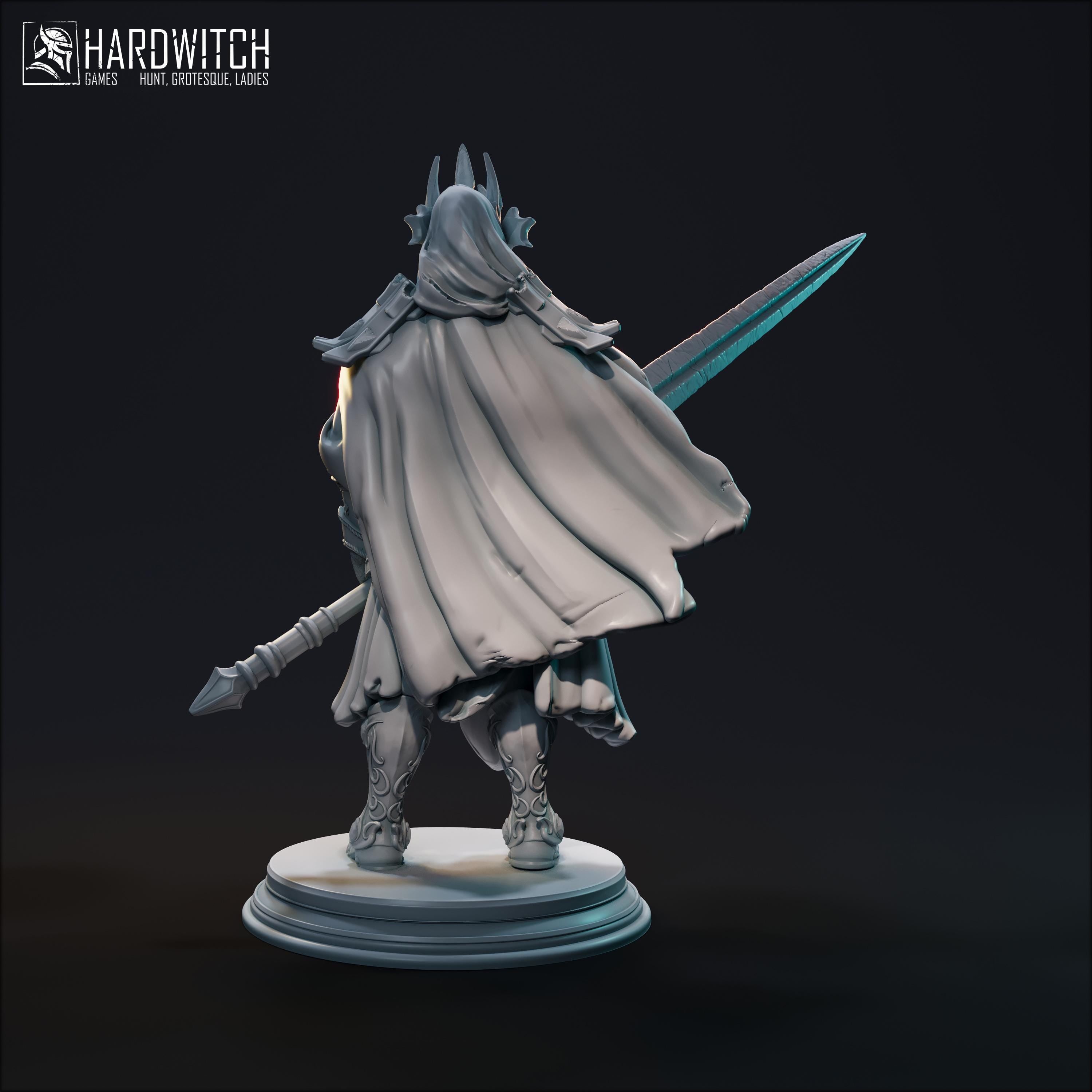 Drowned Knight - in 12k - By HardWitch Games miniature