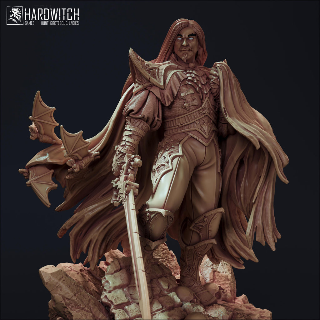 Vampire lord - in 12k - By HardWitch Games miniature