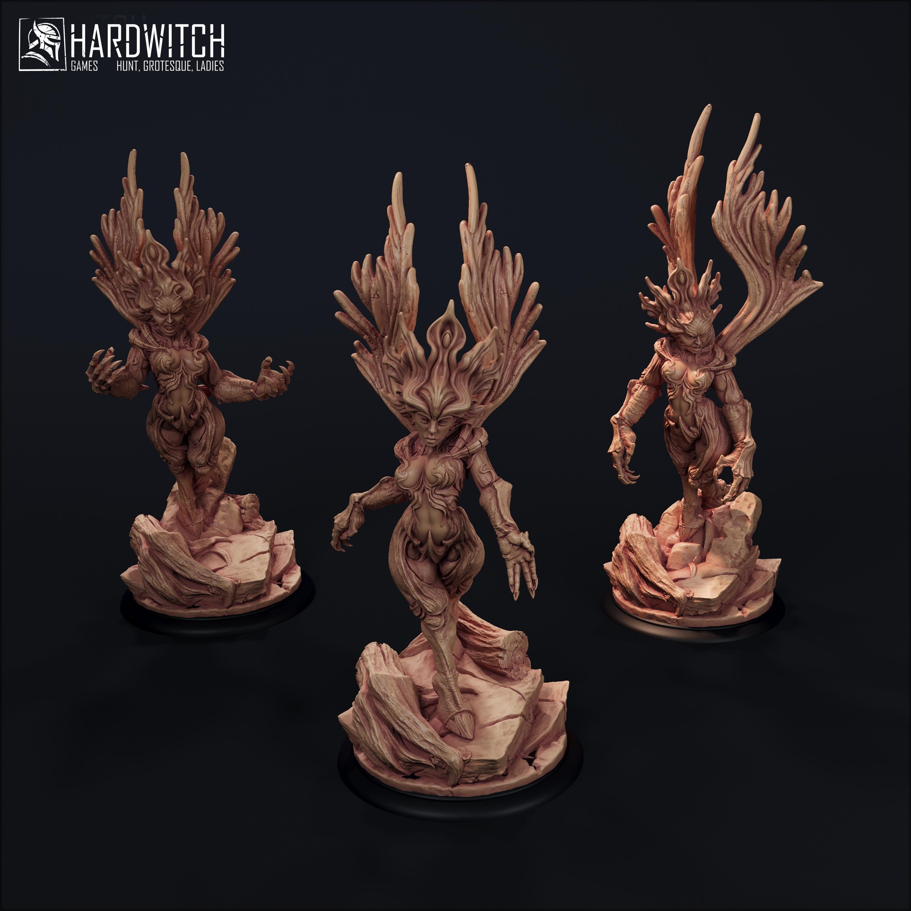 Dryad set - in 12k - By HardWitch Games miniature