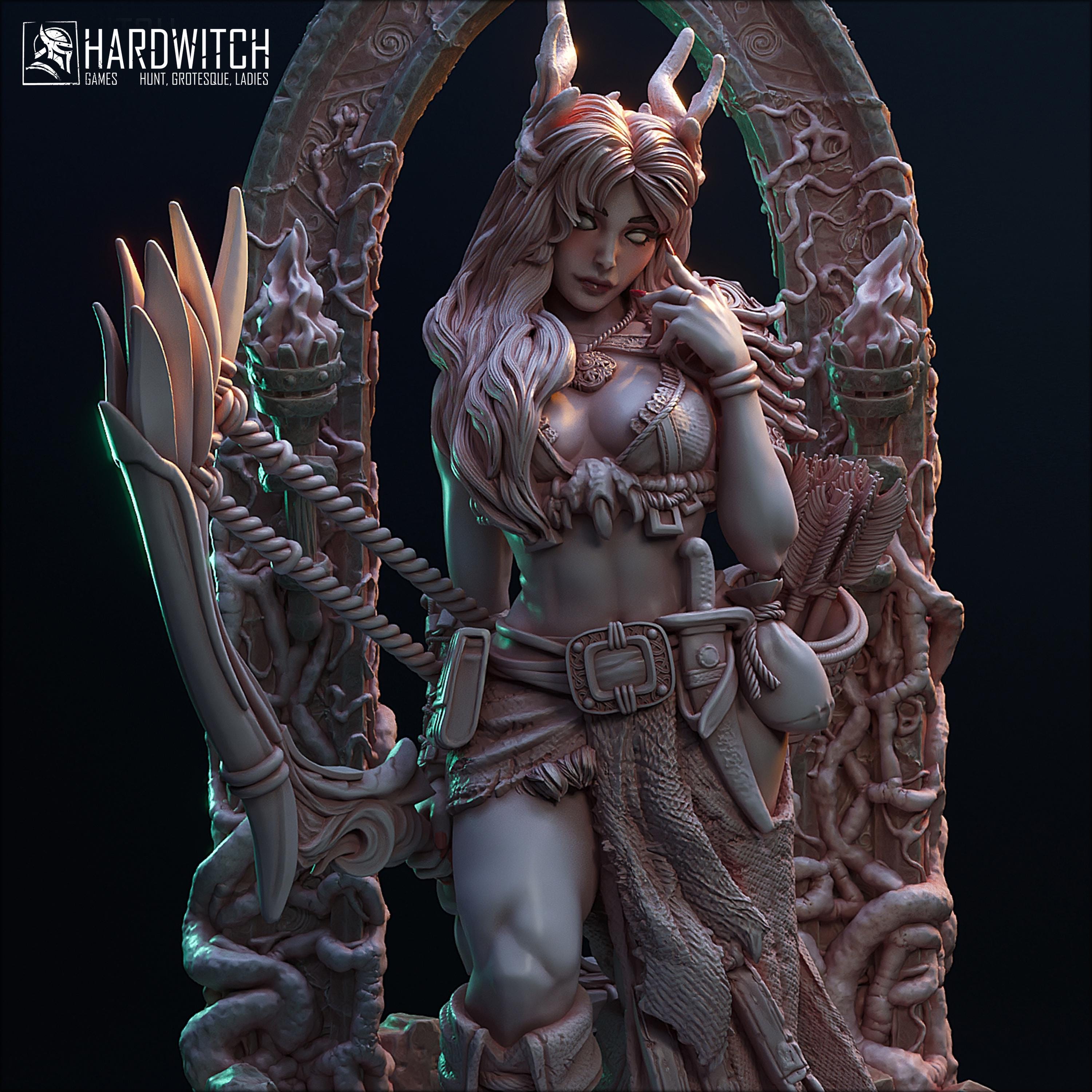 Yildiliel Solanthim - in 12k - By HardWitch Games miniature