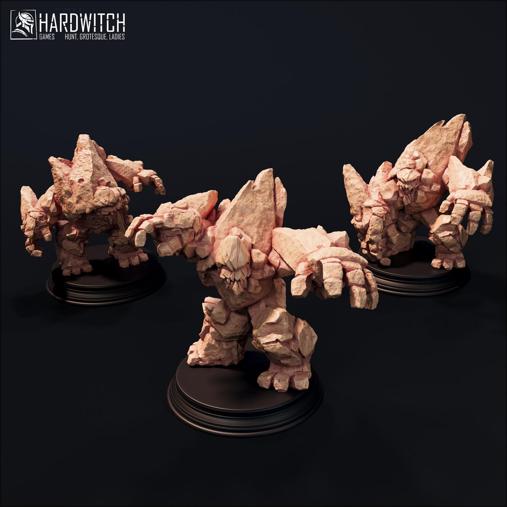 Golems set - in 12k - By HardWitch Games miniature