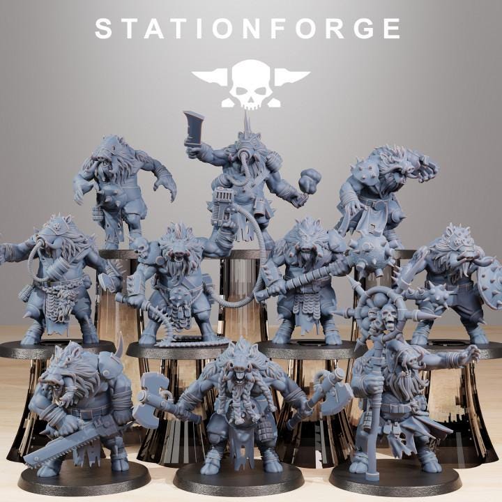 Corrupted Beasts - 12k Resolution - by Station Forge