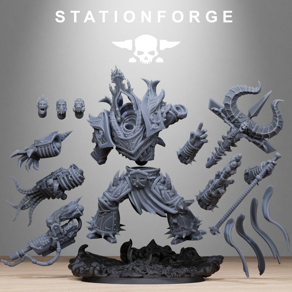 Corrupted Guard King Brute - 60mm Base - 12k Resolution - by Station Forge