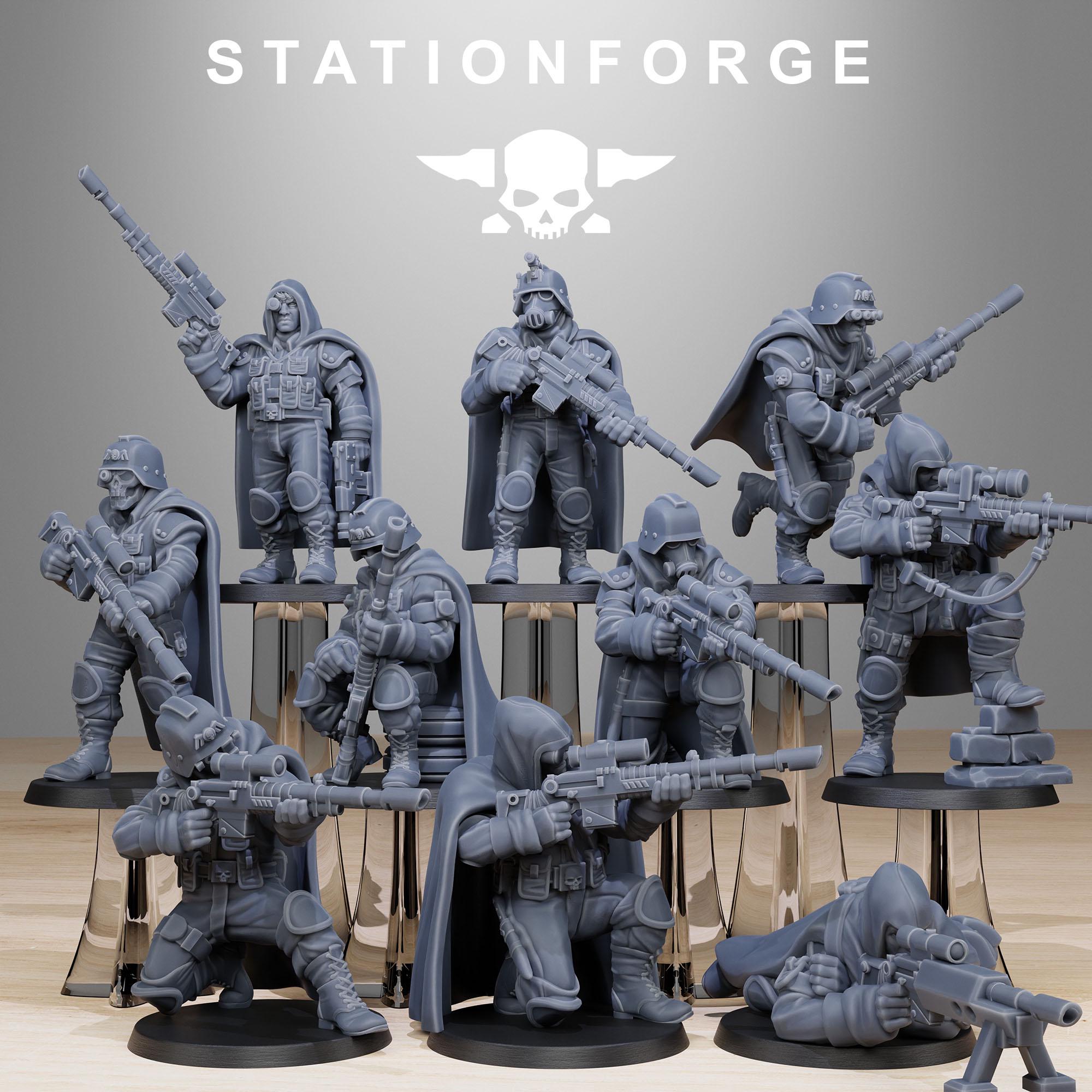 GrimGuard Snipers 10 Models - in 12k - Station Forge