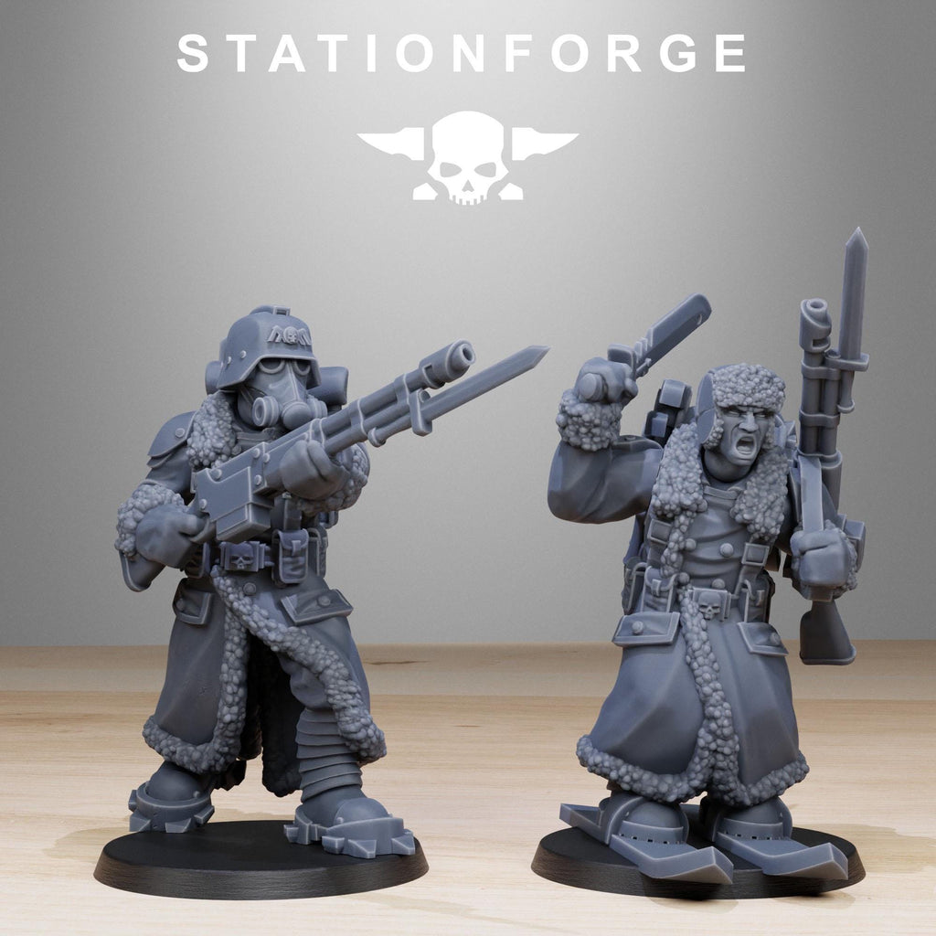GrimGuard Frostwatch Skiers 10 Models - in 12k - Station Forge