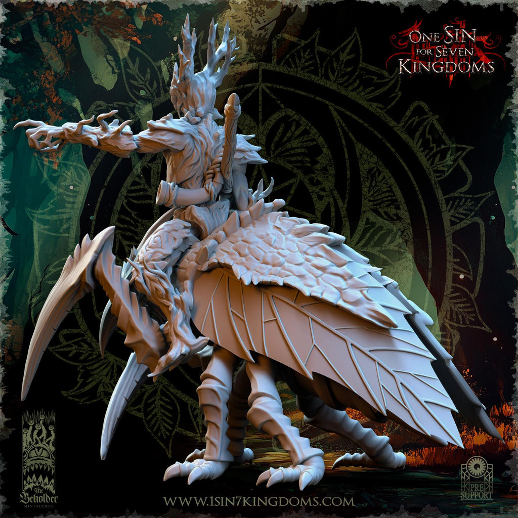 Thressal, Champion of Evergreen - in 12k- by The Beholder Miniatures