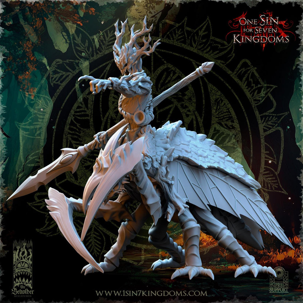Thressal, Champion of Evergreen - in 12k- by The Beholder Miniatures