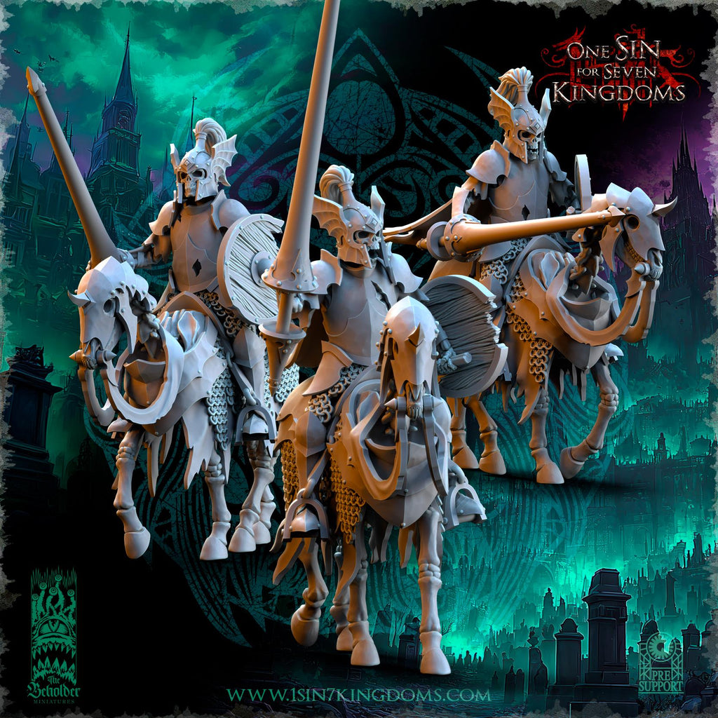 Undying Legions Grave Knights - in 12k- by The Beholder Miniatures