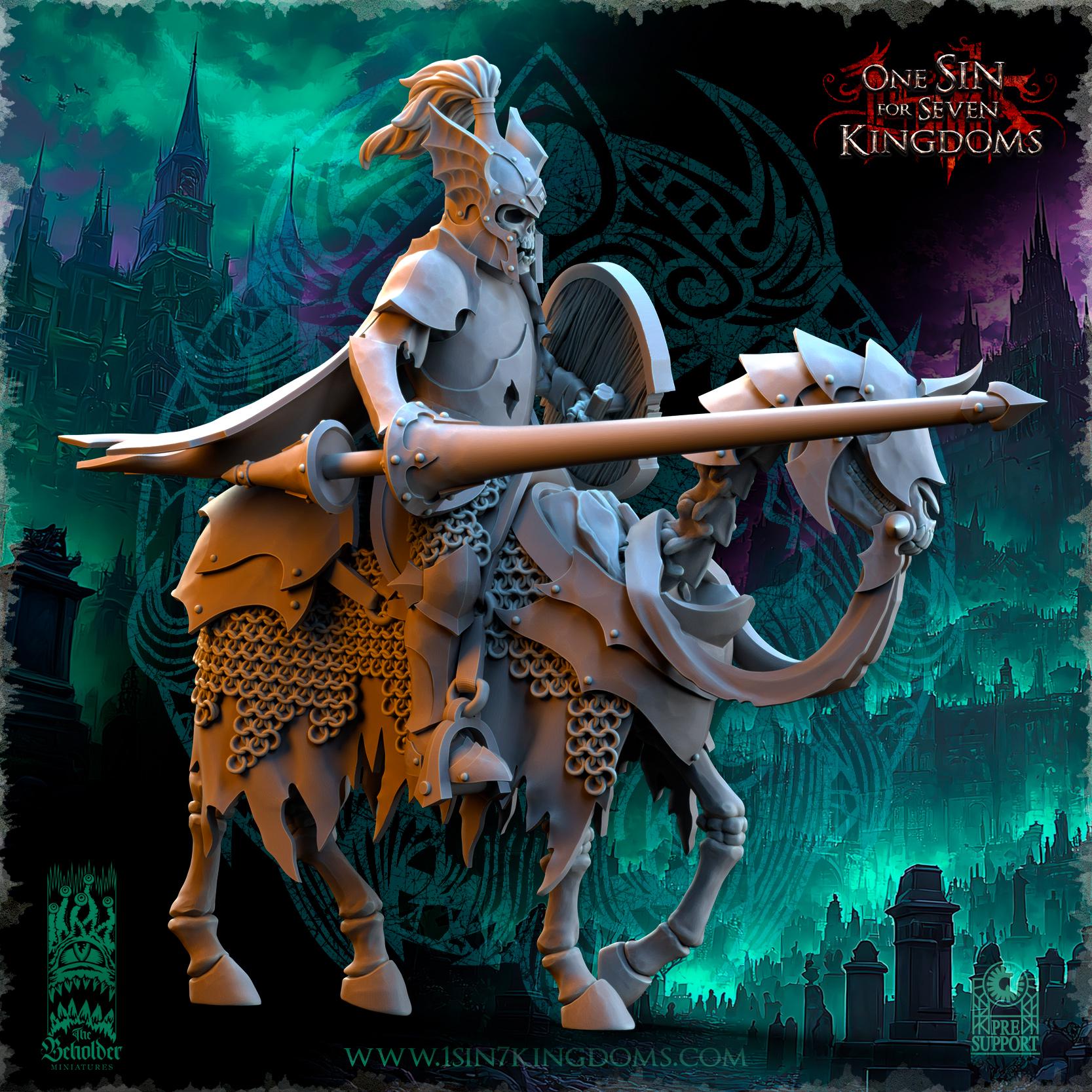 Undying Legions Grave Knights - in 12k- by The Beholder Miniatures