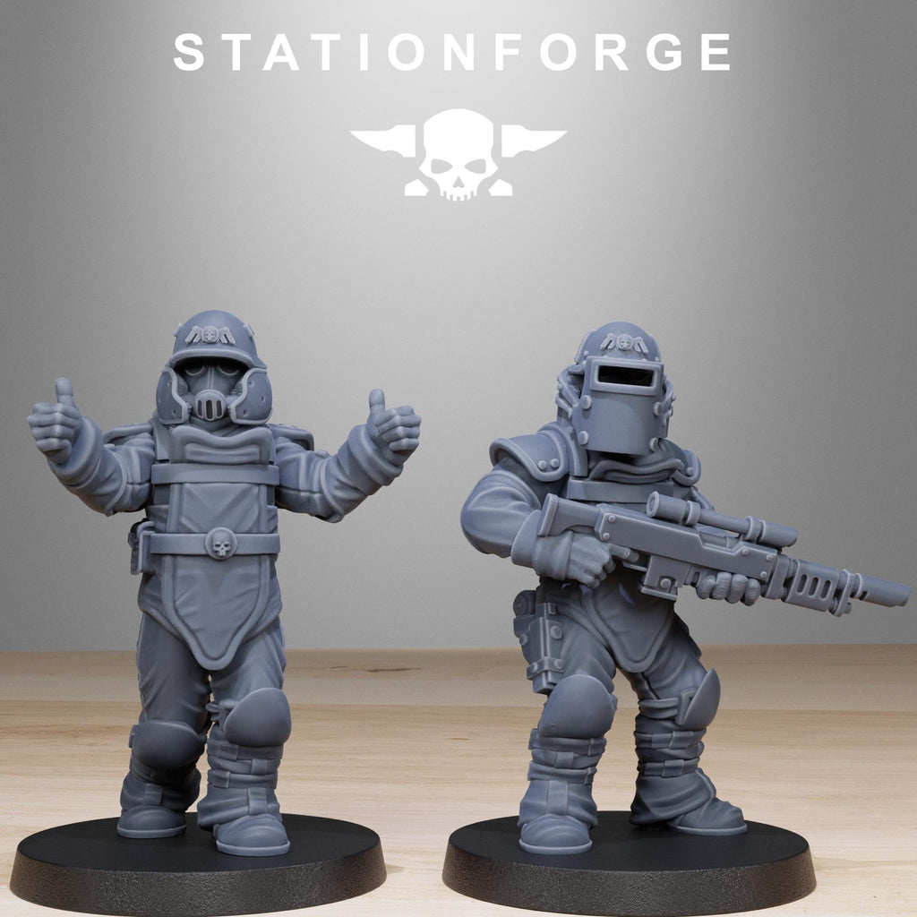 GrimGuard Bomb Squad 10 Models - in 12k - Station Forge