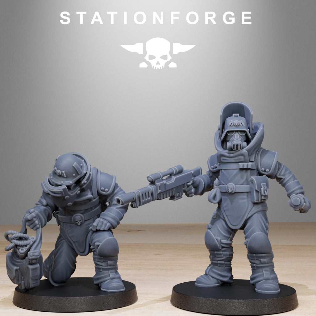 GrimGuard Bomb Squad 10 Models - in 12k - Station Forge