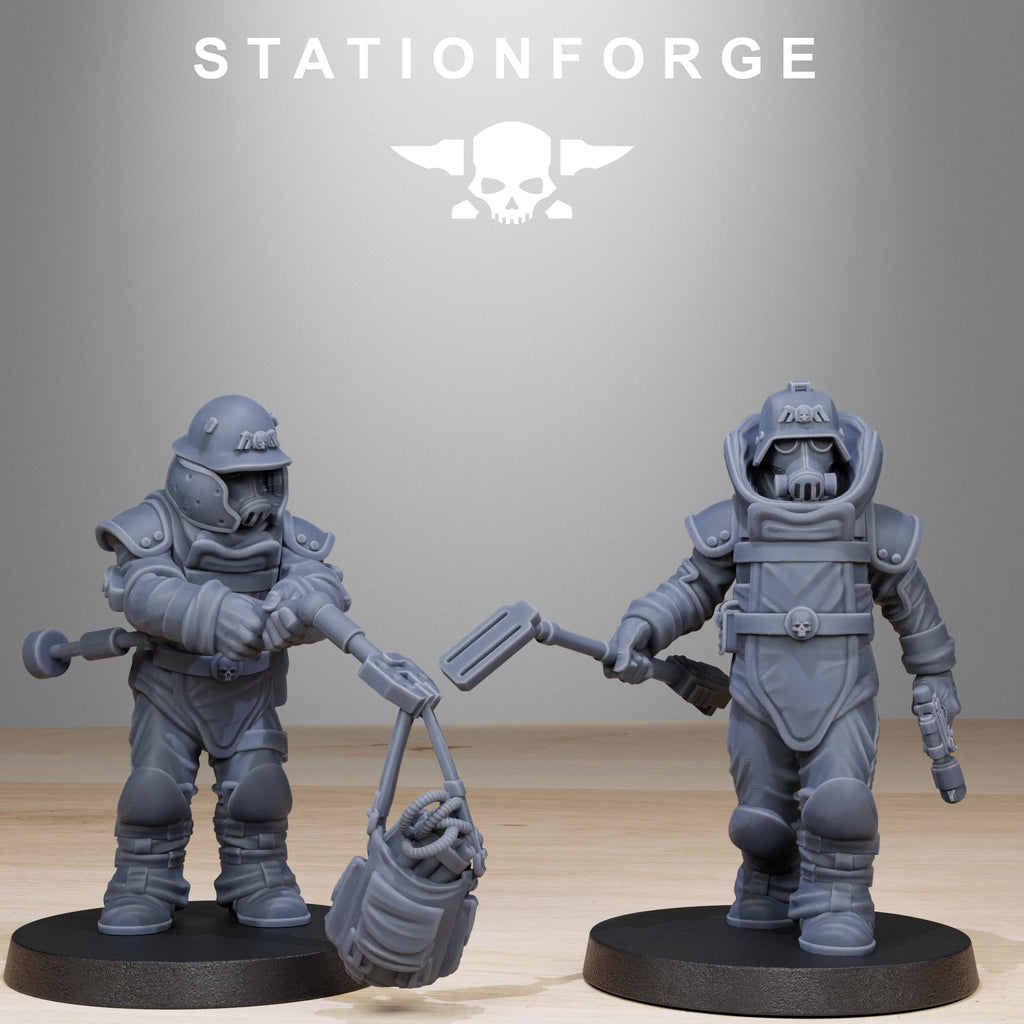 GrimGuard Bomb Squad 10 Models - in 12k - Station Forge