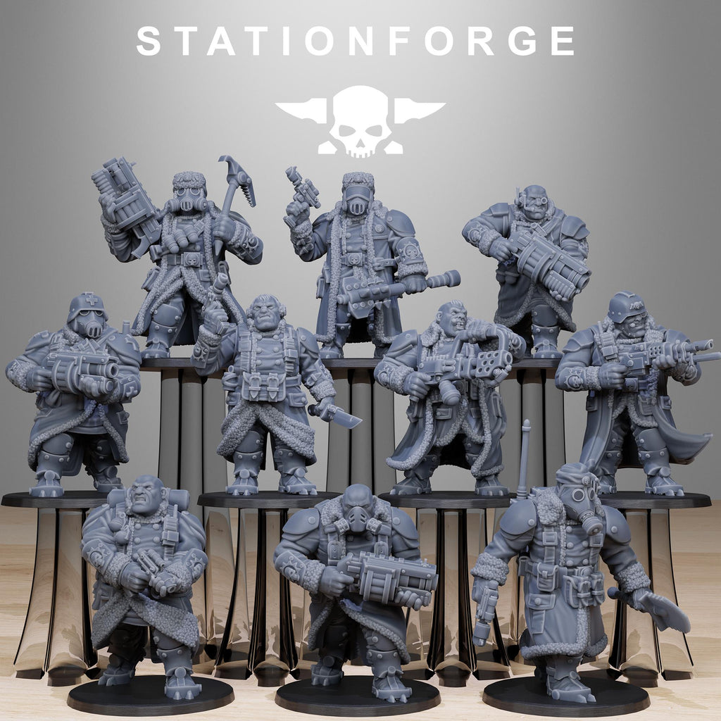 GrimGuard Frostwatch Mutants 10 models - in 12k- by Station Forge
