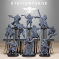 GrimCorp Mercenaries 10 Models - in 12k - Station Forge