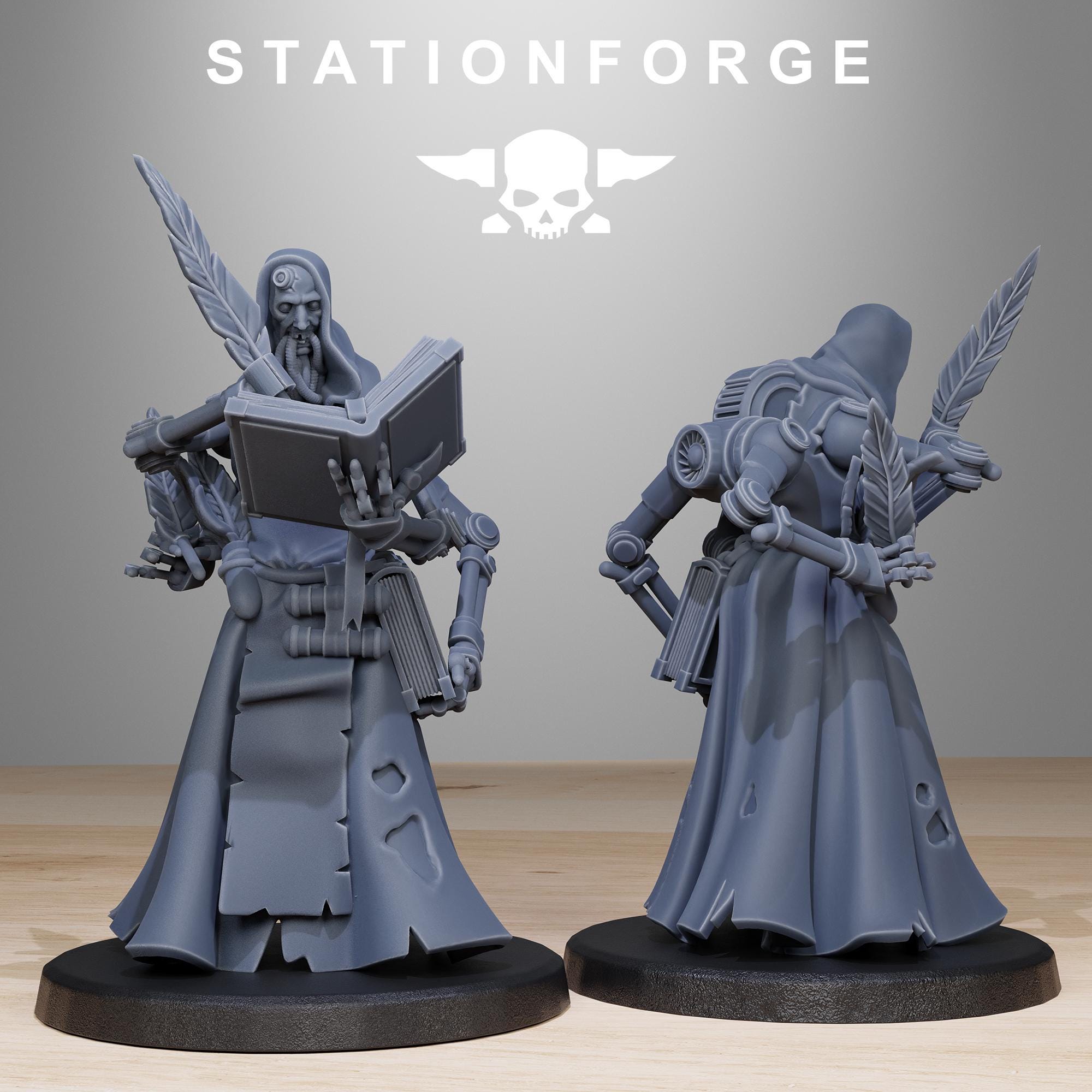 GrimCorp Mercenaries 10 Models - in 12k - Station Forge