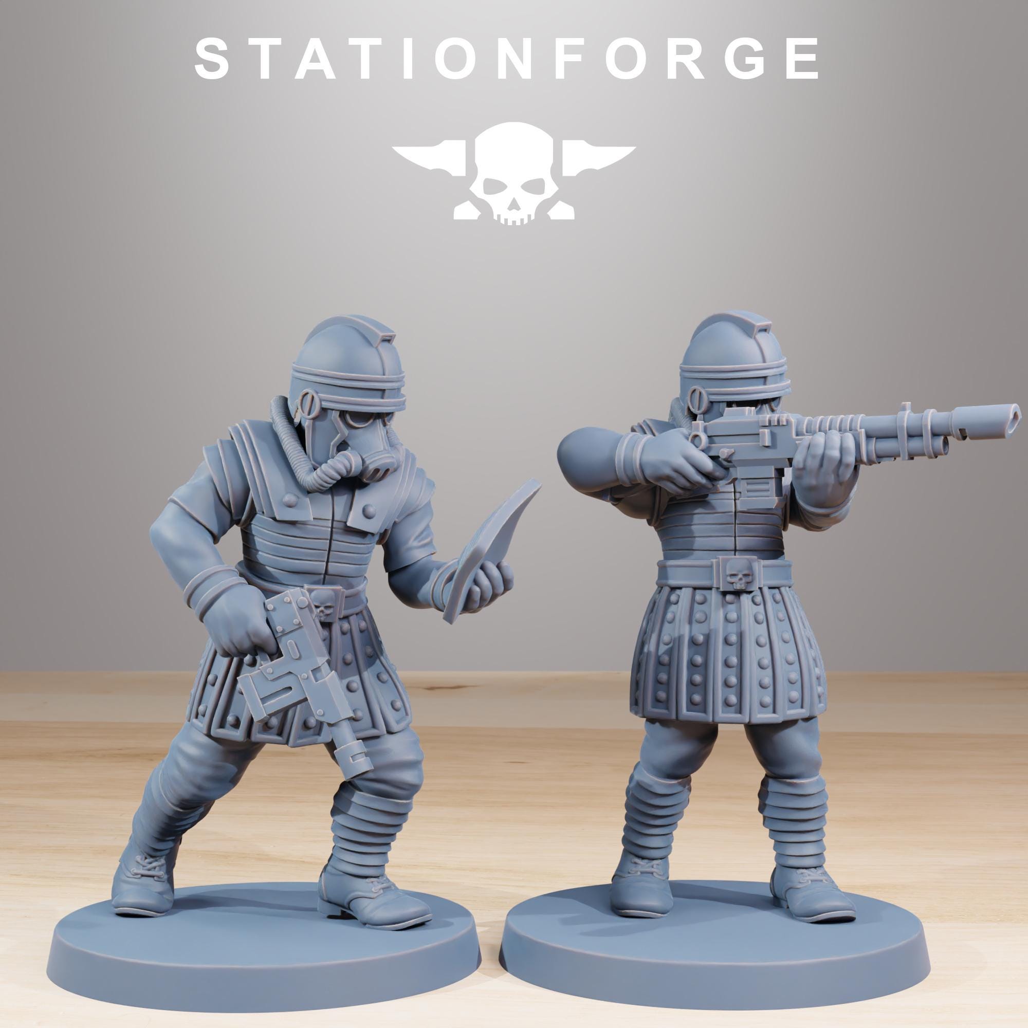 GrimGuard Vexillatio 12 Models - in 12k - Station Forge