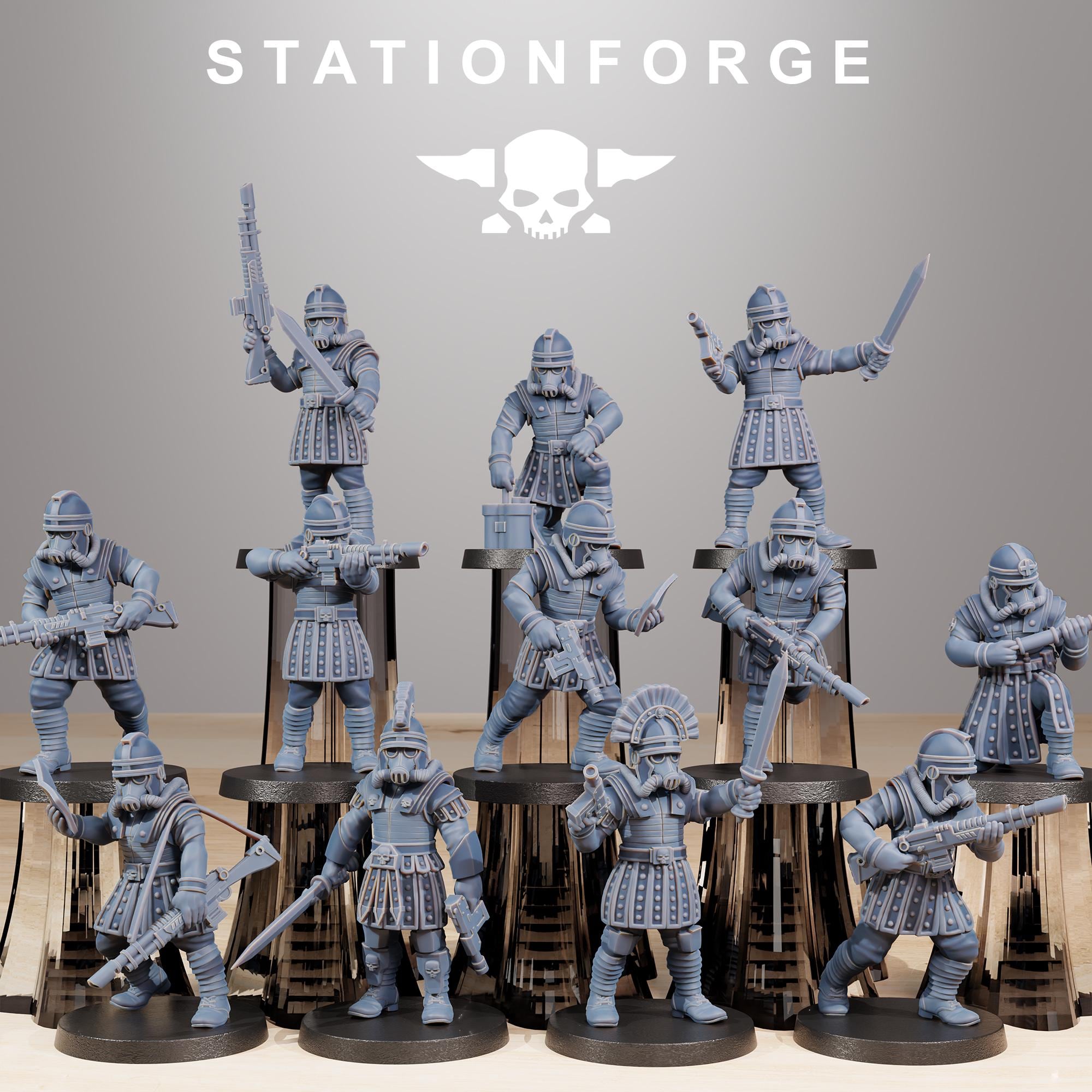 GrimGuard Vexillatio 12 Models - in 12k - Station Forge