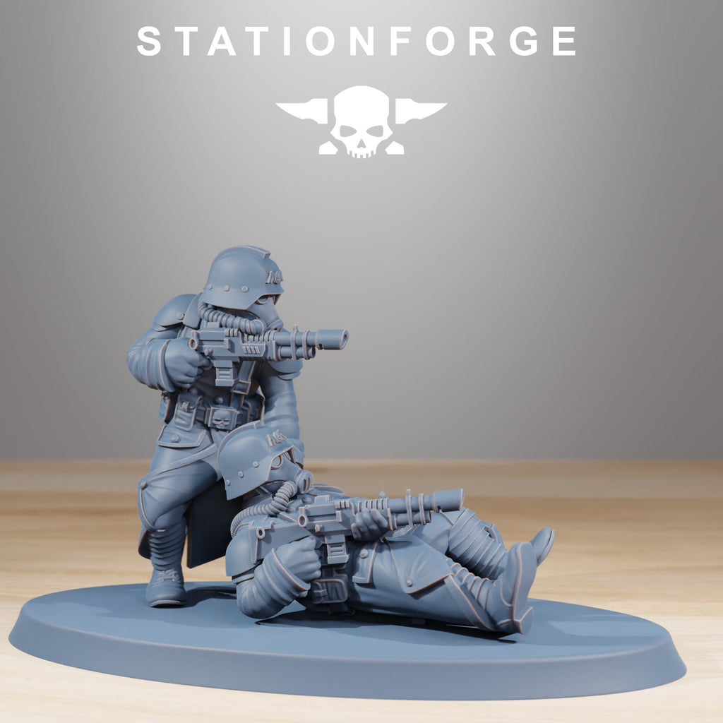 GrimGuard Casualties 11 Models - in 12k - Station Forge