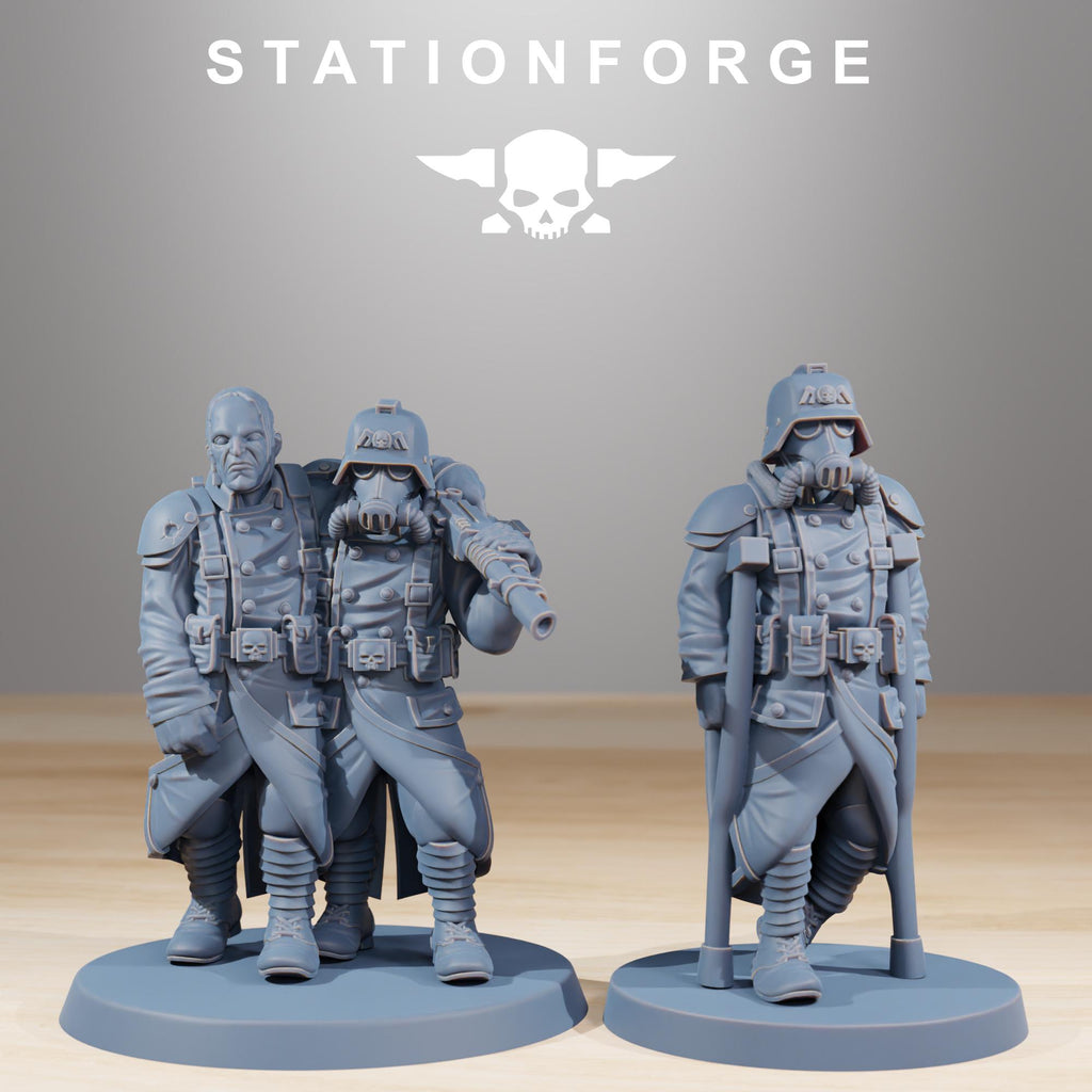 GrimGuard Casualties 11 Models - in 12k - Station Forge
