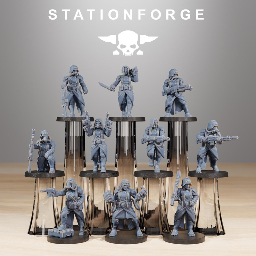 GrimGuard Sisters of War 10 models - in 12k - Station Forge