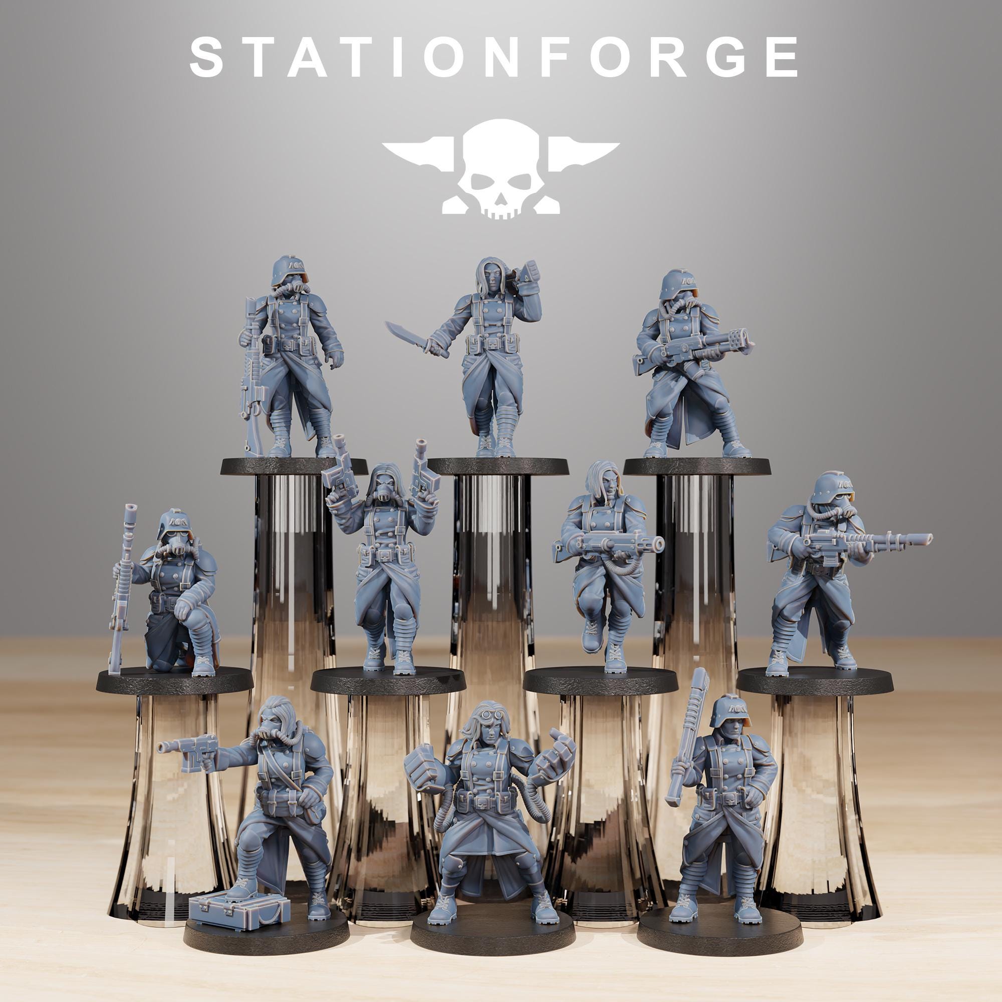 GrimGuard Sisters of War 10 models - in 12k - Station Forge