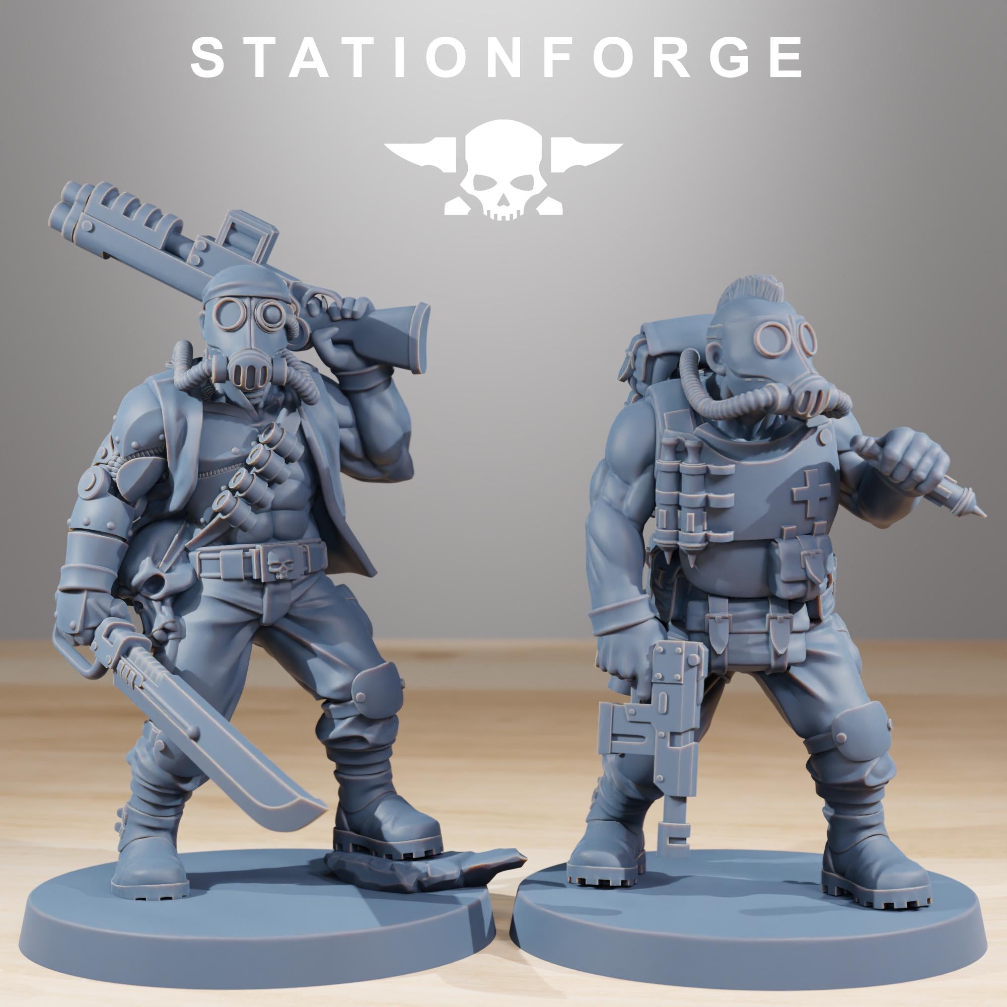 GrimGuard Hunters 10 Models - in 12k - Station Forge