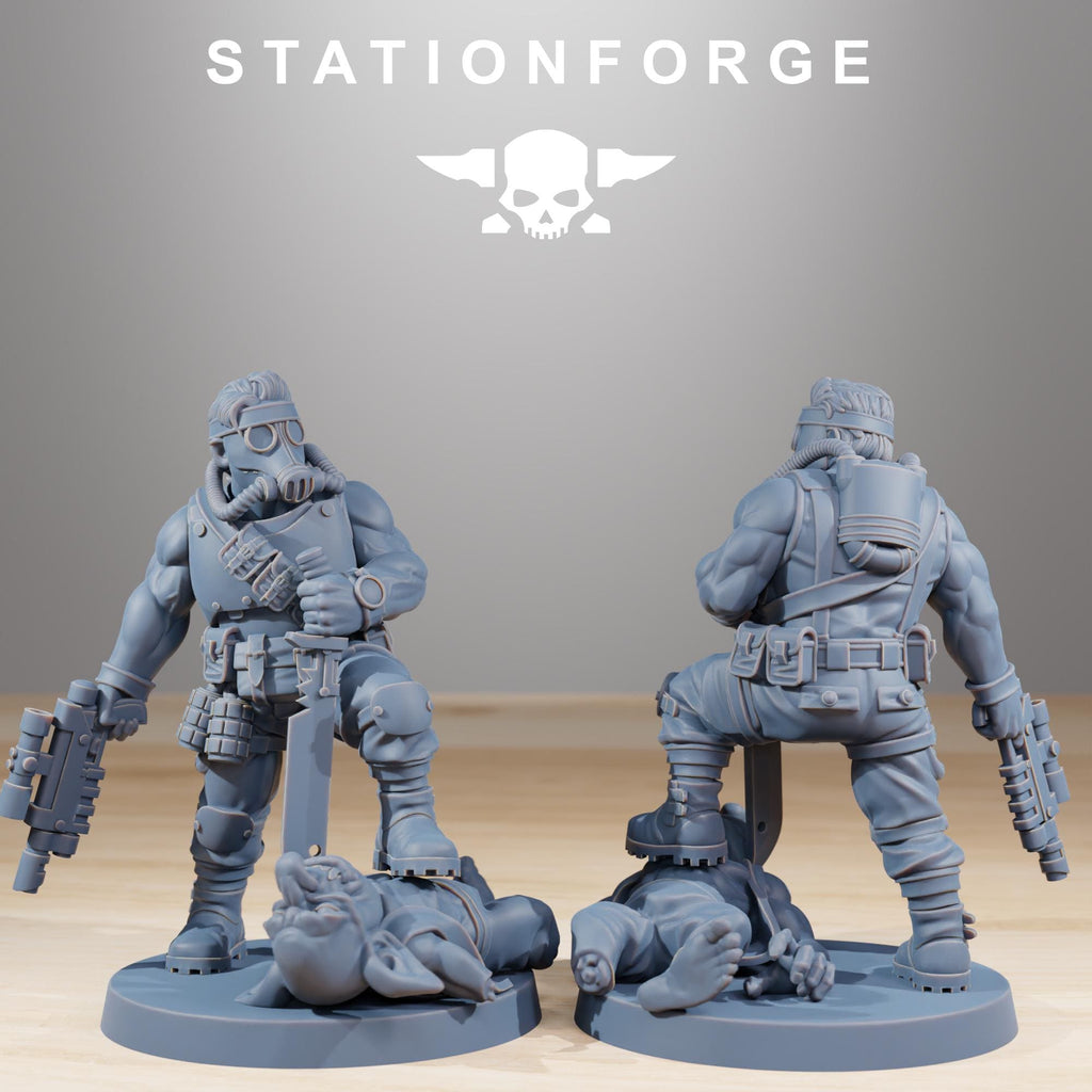 GrimGuard Hunters 10 Models - in 12k - Station Forge