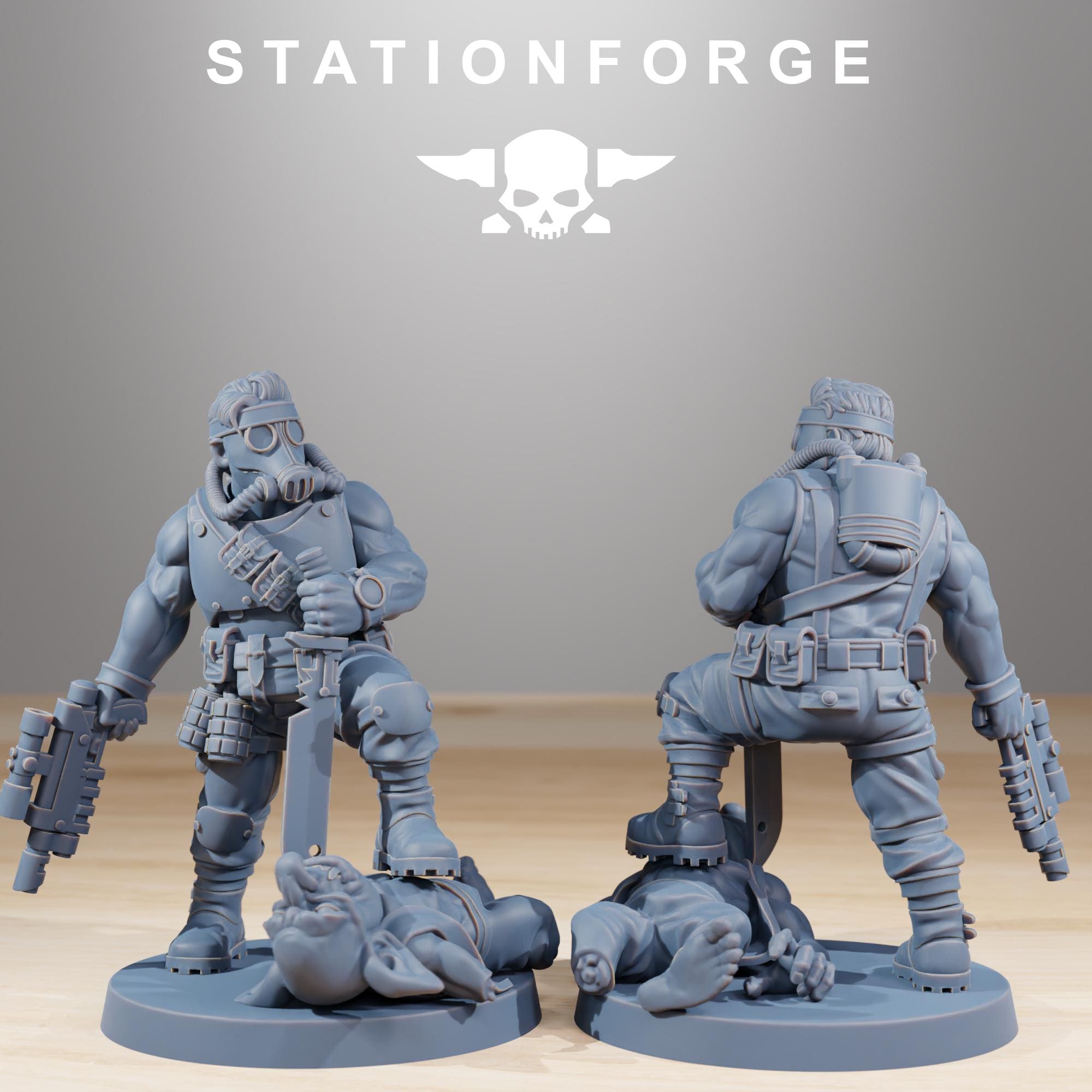 GrimGuard Hunters 10 Models - in 12k - Station Forge
