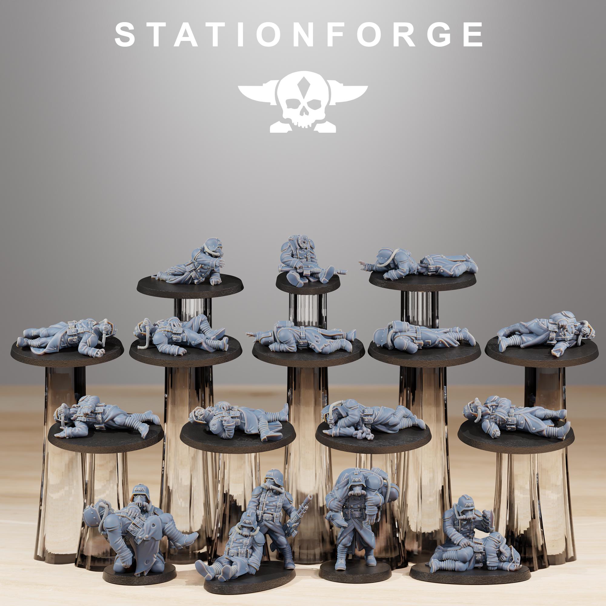GrimGuard The Fallen  16 Models - in 12k - by Station Forge