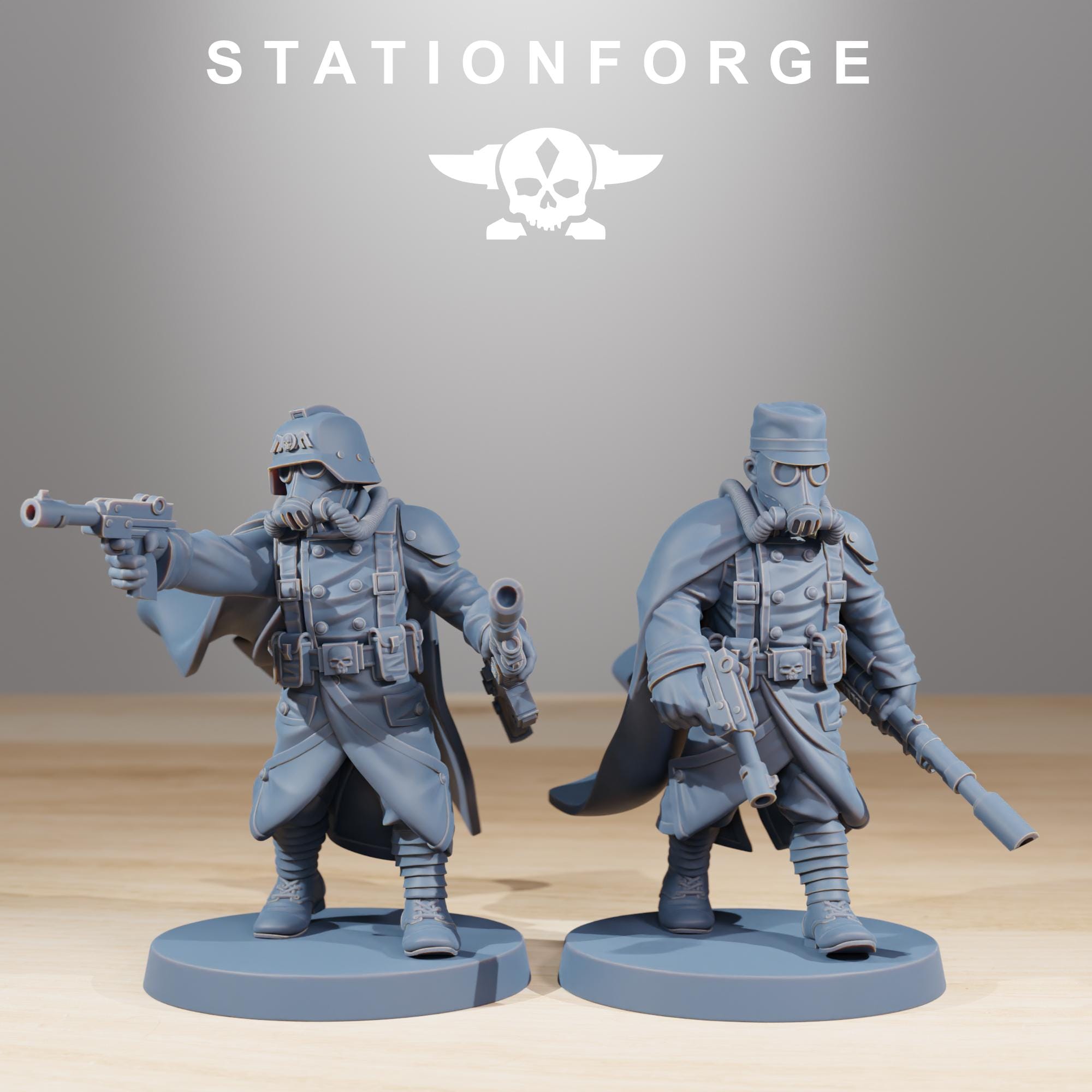 GrimGuard Marksmen  10 Models - in 12k - by Station Forge