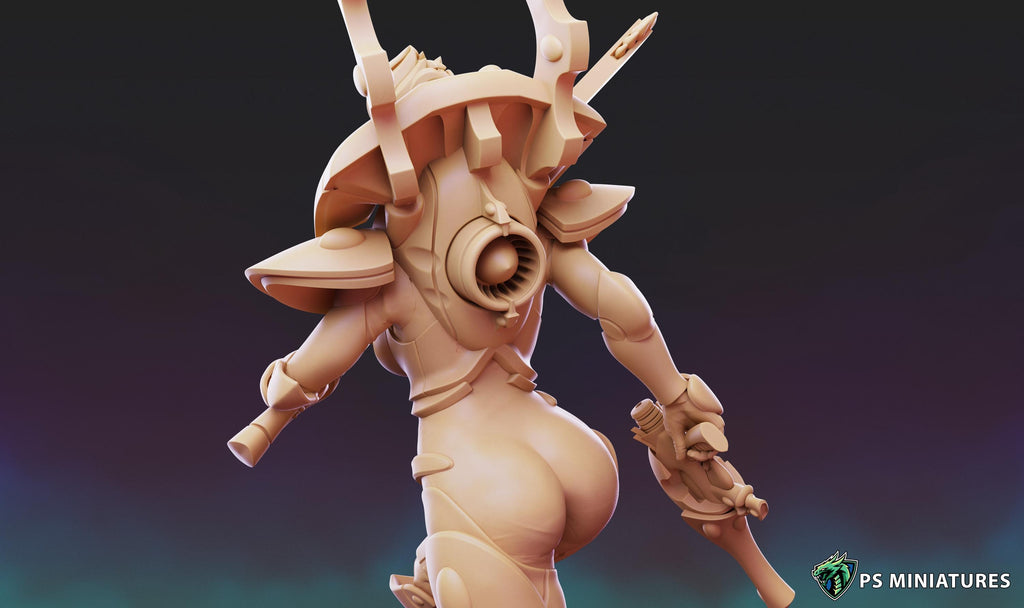 Space Elf Soldiers - 10 Models - 9 different Poses - 12k Resolution - by PSMINIS