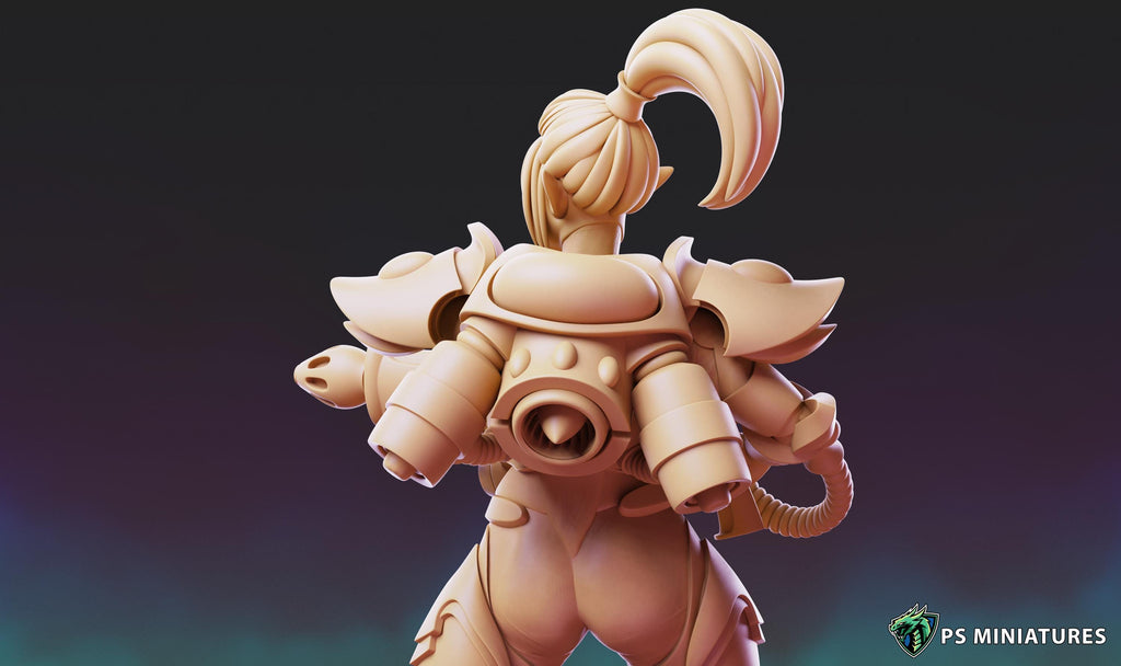 Space Elf Subjugators - 12k Resolution - By PSminis