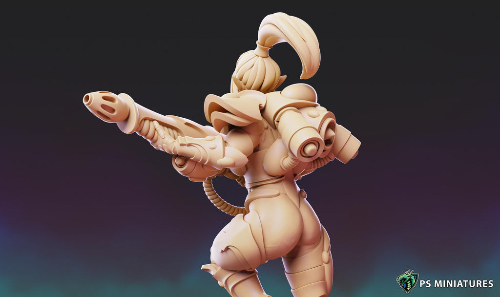 Space Elf Subjugators - 12k Resolution - By PSminis