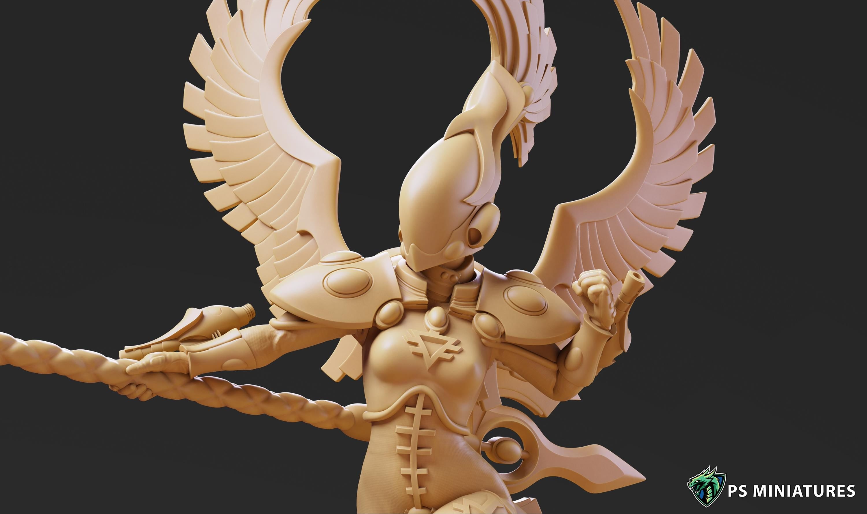 Space Elf Warmancer Pack#3 - 2 Models - 12k Resolution PSMinis