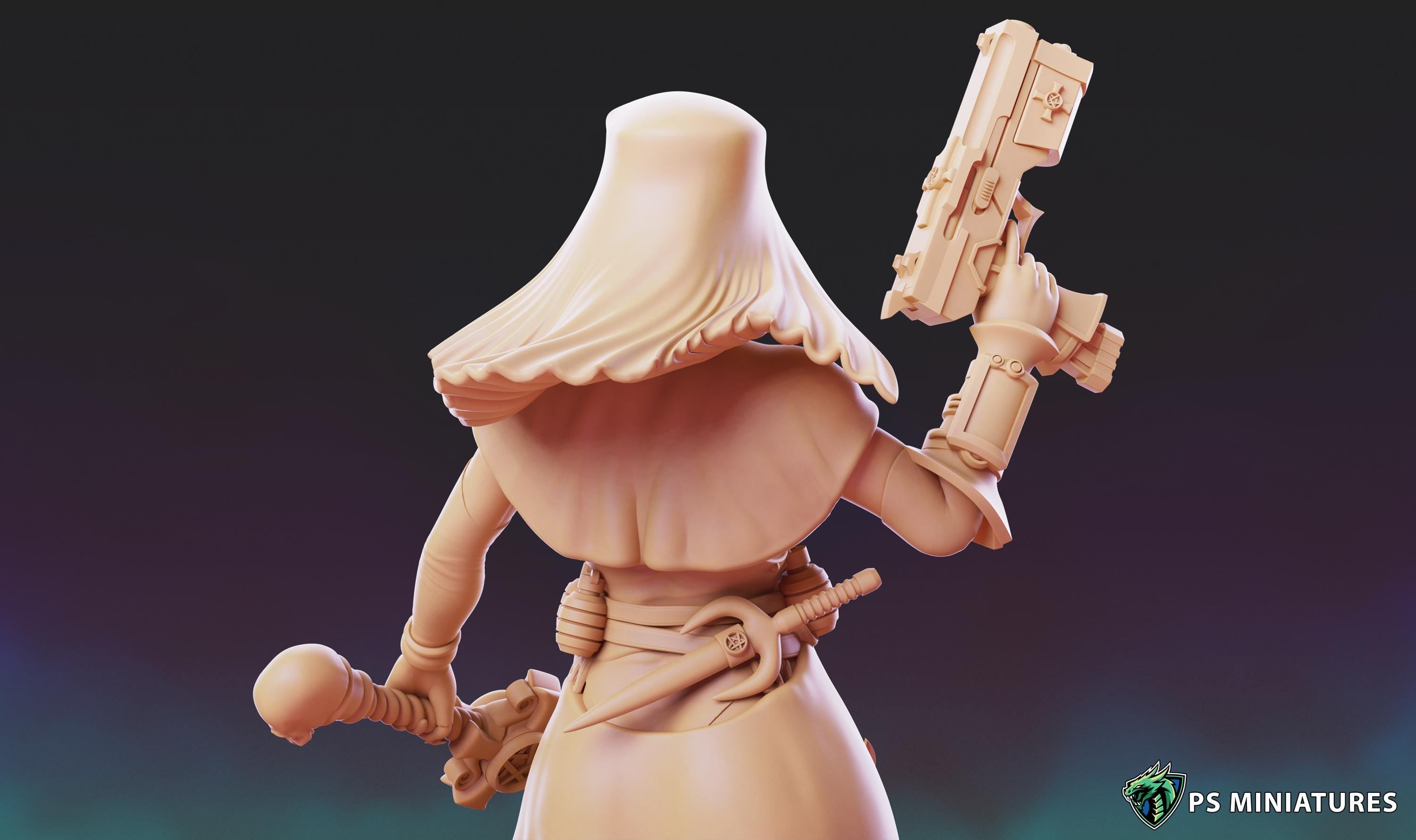Cyberpunk Nuns - 5 Models - PSMinis 2 Variants