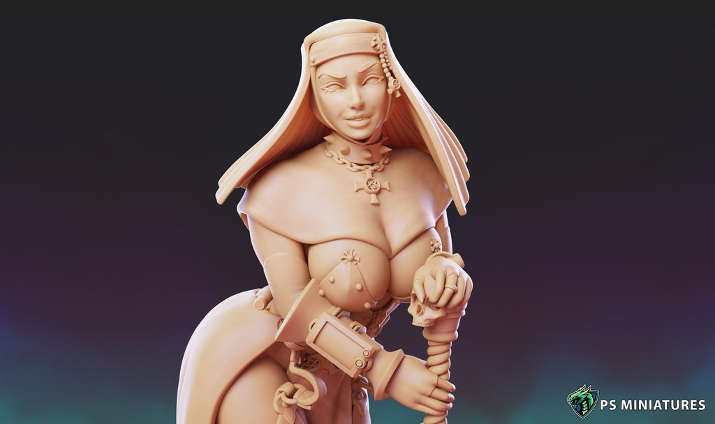 Cyberpunk Nuns - 5 Models - PSMinis 2 Variants