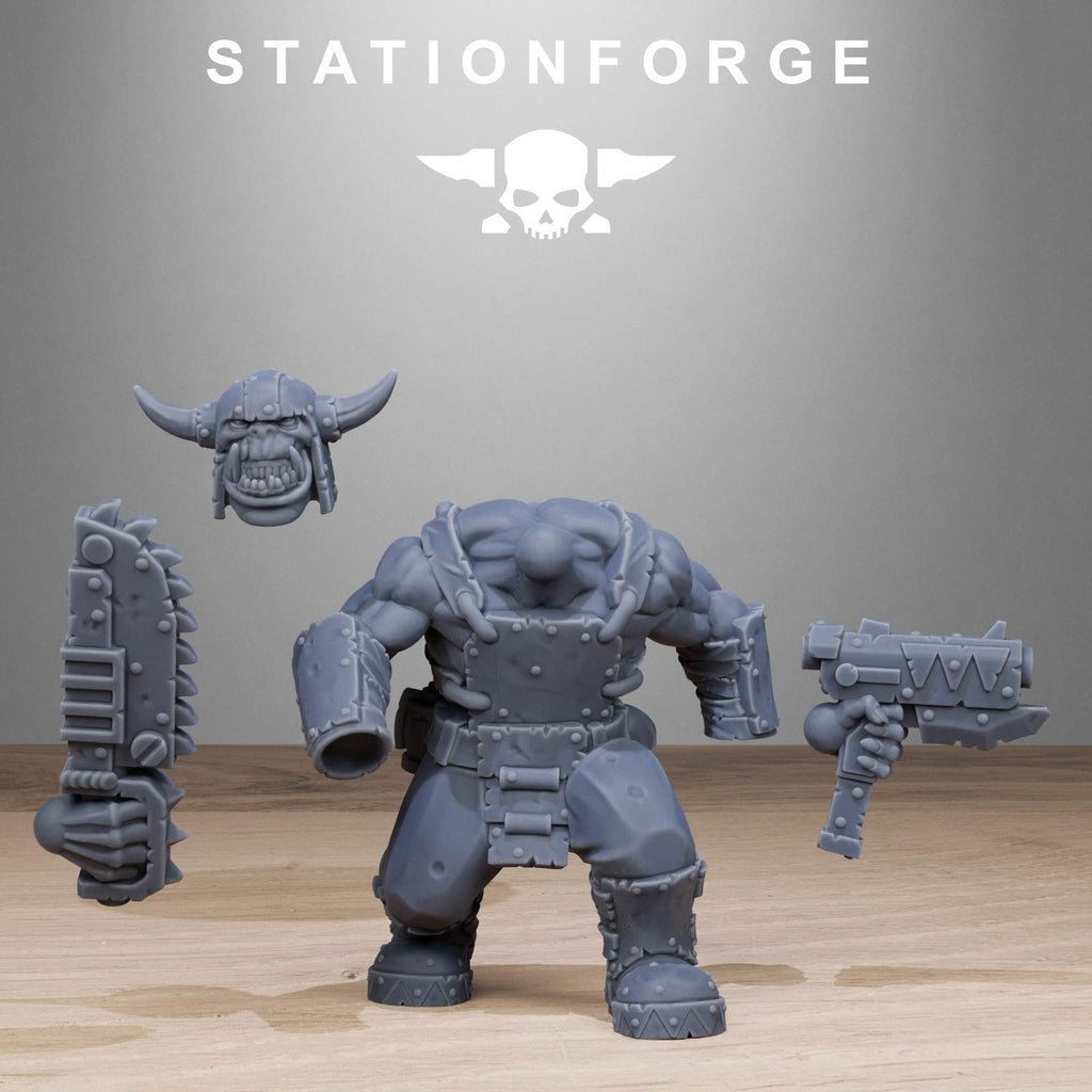 Orkaz Bros Infantry 10 Models - in 12k - by Station Forge